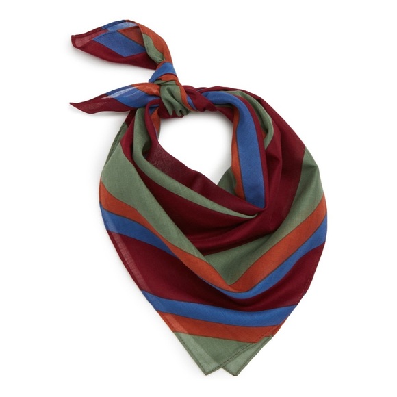Madewell Accessories - Madewell Multicolor Stripe Bandana